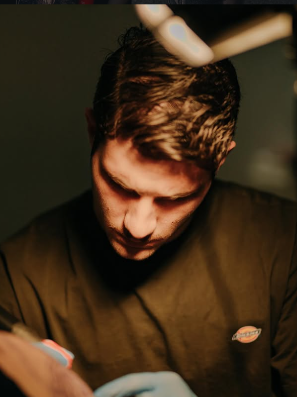 Alex, Owner & Resident Artist at Fifty6 Tattoo Parlour